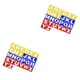 thumbnail image 1 of Seitruly Plantillas para pintar alfabeto de plástico para niños suministros de aprendizaje reutilizables diseño ahuecado duradero DIY manualidades Type2 NO2, 1 of 6