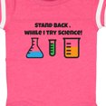 thumbnail image 4 of Inktastic Stand Back, While I Try Science Boys or Girls Baby Bodysuit, 4 of 5