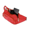 thumbnail image 5 of Unique Bargains 1 Pc Breathable Running Belt Multi-layer Fanny Pack for Sports to Carry Phone Keys Red, 5 of 6