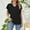 Black, variant on Oplxuo Flutter Sleeve Tops for Women Plus Size V Neck Dressy Summer Blouse Loose Versatile Business Casual Tunic Tee Shirts