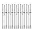 thumbnail image 3 of Botellas de 5 piezas Botellas de viaje Botellas de viaje portátiles Clear Vacuum Bottles Recipientes para crema Líquido Muestra de maquillaje Champú 10 ml, 3 of 8