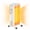 White, variant on SHOUFTW 1500W Portable Oil Filled Radiator Heater with Electric Adjustable Thermostat. Automatic Power-off and Tip-Over Protection, Quiet Heating for Home, Black