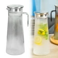 thumbnail image 2 of XKHHLH Pitcher with Lid and Handle, Carafe for Hot/Cold Water, Large Iced Tea Pitcher for Coffee, Juice and Homemade Beverage, 2 of 8