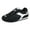 Black, variant on Womens Fashion Sneakers Breathable Mesh Suede Trendy Color Block Tennis Shoes Lace up Nonslip Round Toe Walking Shoes Black Size 6.5