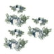 thumbnail image 1 of Guirnalda de flores artificiales para centro de mesa, pared, boda, coche, decoración de mesa 3 Blanco Azul, 1 of 9