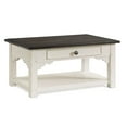 thumbnail image 4 of Riverside Furniture Grand Haven Wood Coffee Table in Feather White and Charcoal, 4 of 8