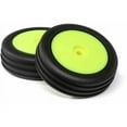 thumbnail image 2 of Losi Wide Body Rib Fr Mntd Tires Yellow 2 Mini B LOS41048, 2 of 2