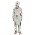 thumbnail image 3 of Vzayyk 4T-14Y Size Aviliable Cozy One-Piece Footless Sleeper Pajama Santa Claus Bearing Gifts, 3 of 8