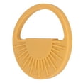 thumbnail image 4 of Baby , Baby Silicone  Toy Healthy Semi Circular  For Infant 007 Lavender Red,003 Yellow,002 ArmyGreen, 4 of 8