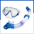 thumbnail image 1 of Dolfino Pro Manta Pro Youth Mask and Snorkel Combo - Bleu / Blanc, 1 of 6