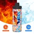 thumbnail image 6 of 18oz Three-Finger Cover Space Pot 2.9×9in Durable And Practical No Smell No Smell For Outdoor Sports Commuting Camping Leopard Print Pattern Rainbow_3, 6 of 8