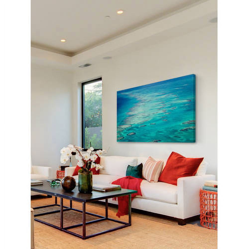 Marmont Hill "Ocean Rocks" Painting Print on Wrapped Canvas