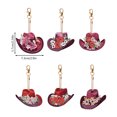 thumbnail image 4 of Llavero Con Diamante 6 Uds. Paraguas Delicado Forma Especial Creativa Doble Cara, 4 of 9
