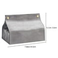 thumbnail image 3 of Dispensador de servilletas para coche, porta pañuelos, funda de piel sintética para toallas de papel, dispensador de servilletas, 3 of 7