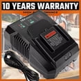 thumbnail image 2 of Battery Charger For Ridgid R840085 Lithium ION Battery Rigid 18V R840087 R840086, 2 of 17