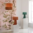 thumbnail image 2 of TOV Furniture Lampe de Table en Coton Transitionnel 15.2"H en Rouge Brique, 2 of 7