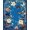 Blue, Pattern 5, variant on Flatwoven High Traffic Area Rug, Chinoiserie Blue Floral Elegance, Non Slip, Stain Resistant, Washable Area Rugs for Living Room, Bedroom(Blue, 4X6)