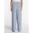 thumbnail image 3 of Time and Tru Women's Wide Leg Linen Blend Pants, Sizes XS-4X, 3 of 5