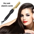thumbnail image 4 of Plancha de pelo Calentamiento en caliente 3 modos Peine suave Cepillo rizador alisador, 4 of 9
