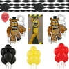 Five Nights at Freddys Party Supplies Door Covers Balloons Room Decorating Kit