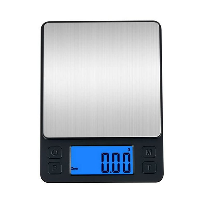 Digital Precision Gram Scale, 0.001oz/0.01g 500g Mini Pocket Scale,  Portable Electronic Weight Jewelry Scales, Tare, Auto Off, Stainless Steel,  White