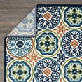 thumbnail image 2 of Loomaknoti Terrace Tropic Nerleno 8' x 10' Geometric Indoor/Outdoor Area Rug , Blue/Orange, 2 of 9
