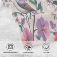 thumbnail image 5 of Yayeee 2 Pack Hand Towels for Bathroom 100% Cotton 16" x 28" Soft Absorbent Kitchen Towel, Purple Floral Pattern, 5 of 7