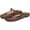 Brown, variant on Clear Jelly Slide Sandals for Women Mary Jane Mules Breathable Closed Toe Flat Summer Slip On Mesh Slides for Woman
