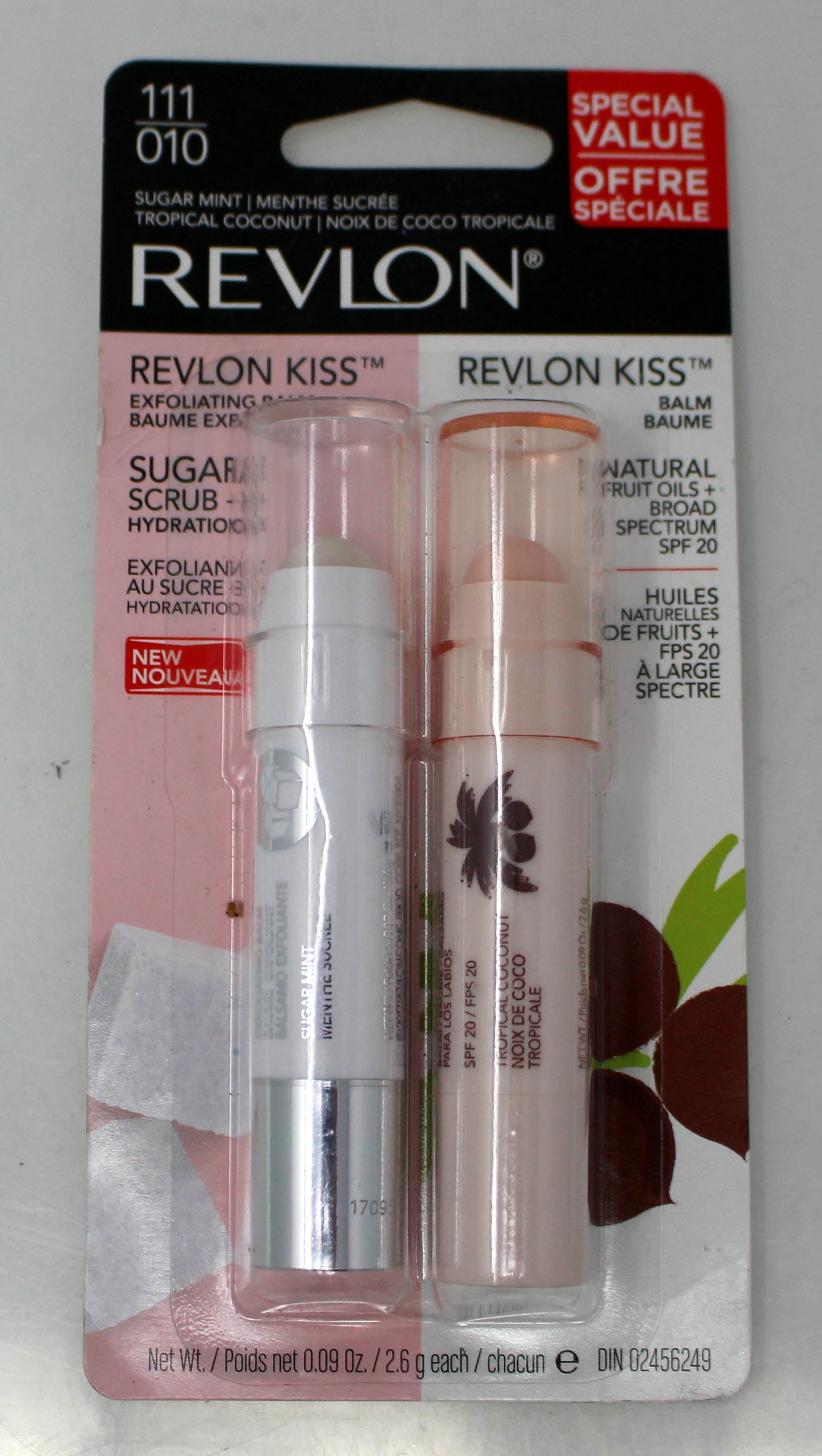 Revlon Kiss Balm 111/010 Tropical Coconut + Sugar Mint