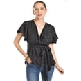 thumbnail image 1 of Blusa de encaje Roman Fashion /Juvenil, 5113 (Negro) negro M, 1 of 5
