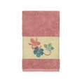 thumbnail image 2 of Authentic Hotel and Spa  Turkish Cotton Floral Vine Embroidered Tea Rose Hand Towel, 2 of 3