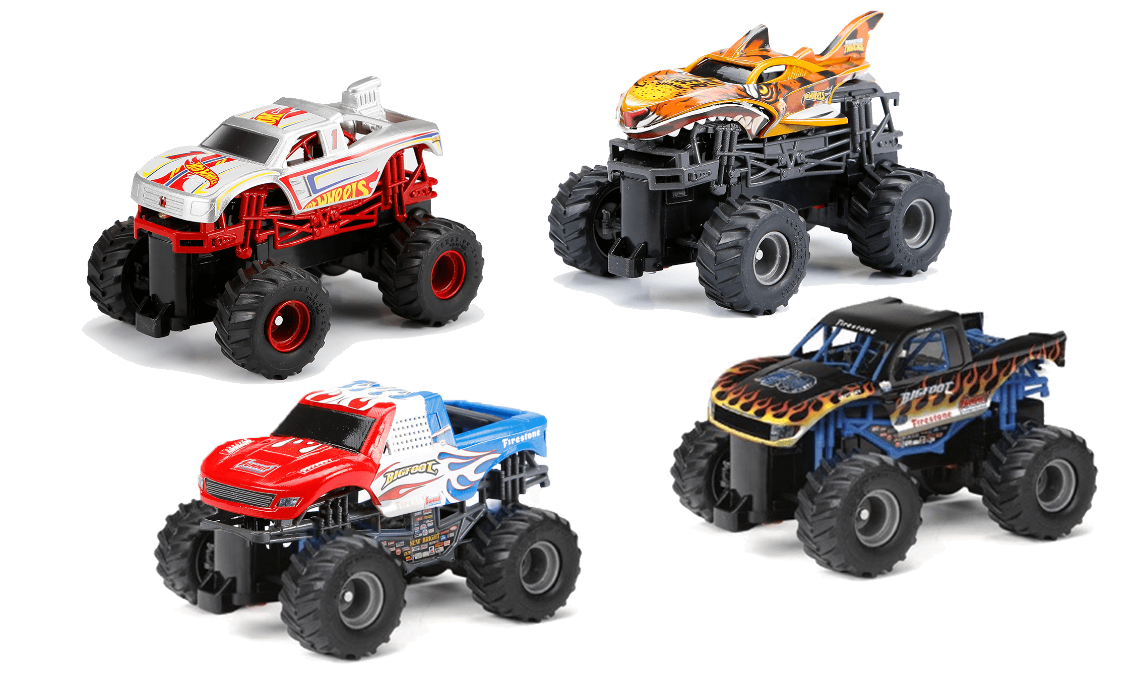 New Bright 1:43 RC Monster Trucks â Assorted Styles - Walmart.com