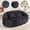 Black, variant on Bean Bag sofa Lazy Sofa Durable Comfort Lounger High Back Bean Bag Chair Couch for Adults and Kids, Indoor & Outdoor, Accent Floor Soft Lounge Chair (Orange chenille)