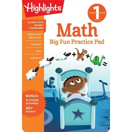 Highlights Big Fun Practice Pads: First Grade Math Big Fun Practice Pad (Paperback)