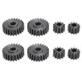 thumbnail image 1 of Juego de engranajes de portal de eje de portal Ar45 F9 de 8 piezas 23t/12t para Axial Scx10 Iii Capra 1/10 RC Crawler Car Upgrade Parts Accessories, 1 of 5
