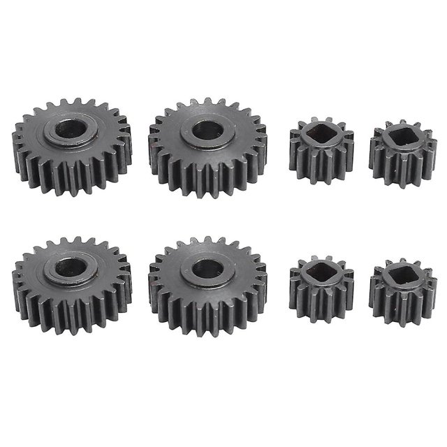 Juego de engranajes de portal de eje de portal Ar45 F9 de 8 piezas 23t/12t para Axial Scx10 Iii Capra 1/10 RC Crawler Car Upgrade Parts Accessories