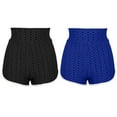thumbnail image 4 of Hvyesh Women High Wasit Booty Shorts Workout Tights Ruched Butt Lift Yoga Legging Pants High Waisted Yoga Shorts, 4 of 9
