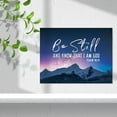 thumbnail image 5 of Inspirational Christian Wall Decor,Be Still And Know That I AM God Psalm 46:10 Bible Verses Canvas Poster Print Wall Art,Religious Faith Wall Art Decor,Scripture Home Office Bedroom Decoration W627, 5 of 6
