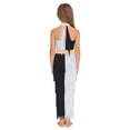 thumbnail image 2 of Hansber Kids Girls Sequins Fringe Tassel Jumpsuit Latin Jazz Dance Bodysuit for Ballroom Rumba Tango Salsa White 14, 2 of 5