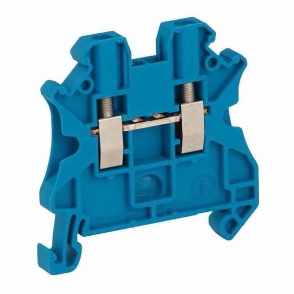 Schneider Electric Terminal Block,20 A,26 AWG,12 AWG NSYTRV22BL