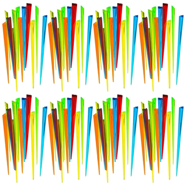 500 Uds. Tenedores de plástico para frutas, Mini tenedores para pasteles, tenedores para degustación de aperitivos, selecciones pequeñas de comida para postres