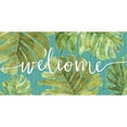 thumbnail image 3 of Audit, Lisa 24x14 Black Modern Framed Museum Art Print Titled - Mixed Greens Welcome, 3 of 5