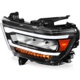 thumbnail image 4 of cciyu Headlight Assembly For Ram For 1500 2019-2021 Black Housing Clear Len Clear Reflector Driver & Passenger Side Headlamps, 4 of 5
