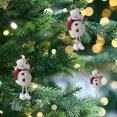 thumbnail image 6 of Christmas Tree Ornaments Hwkond Christmas Tree Hanging Decorations Angel Christmas Plush Snowman Doll Small Figurines Up To 30% Off, 6 of 6