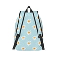 thumbnail image 2 of Naloa Daisies Flowers Canvas Backpack for Men Women Rucksack Casual Travel Daypack College Tote Satchel Bookbag for Teens-Medium, 2 of 7