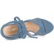 thumbnail image 4 of Sandalias de Tacón Grueso Allegra K neblina azul 38, 4 of 6
