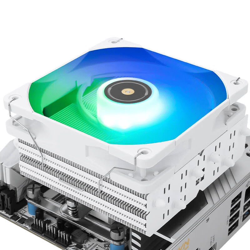 Thermalright SI-100 White ARGB CPU Air Cooler TL-E12W PWM Quiet Fan S-FDB V2.0 Bearing AGHP 3.0 Technology for Computer Cases