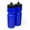 Blue Bottle/Black Lid, variant on 24 oz Sports Squeeze Water Bottles, USA Made, 2 Pack, BPA-Free, One Way Flow Valve, Dishwasher Safe
