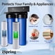 thumbnail image 5 of iSpring WGB22B-PB Sistema de Filtrado de Agua para Toda la Casa de 2 Etapas con Filtros de Agua rReductores de Plomo, Carbón y Sedimentos de 20" x 4,5", 5 of 7