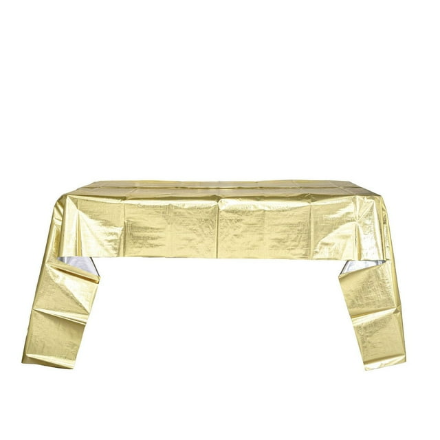 Nappe jetable métallique